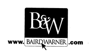 B&W WWW.BAIRDWARNER.COM logo