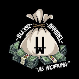 - BW392 - - APPAREL - "WE WORKING" W logo
