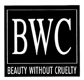 BWC BEAUTY WITHOUT CRUELTY logo