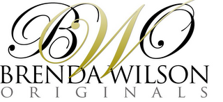 BWO BRENDA WILSON ORIGINALS logo
