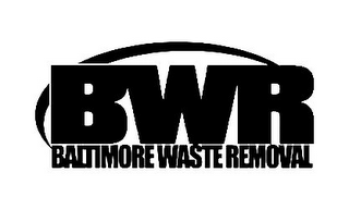 BWR BALTIMORE WASTE REMOVAL logo