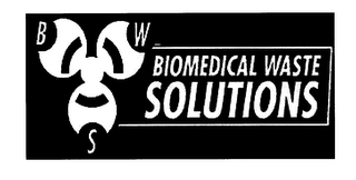BWS BIOMEDICAL WASTE SOLUTIONS logo