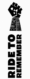 BWS BLACK WALL ST RIDE TO REMEMBER logo