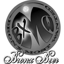 BXMW BRONX MOST WANTED BRONX BEER logo