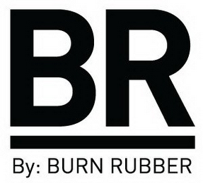 BY: BURN RUBBER logo