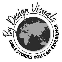 BY DESIGN VISUALS BIBLE STORIES YOU CAN EXPERIENCE logo
