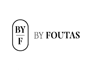 BY F BY FOUTAS logo