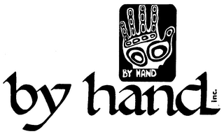 BY HAND logo