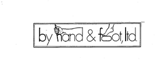 BY HAND & FOOT, LTD. logo