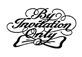 BY INVITATION ONLY logo