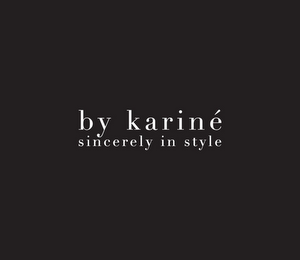 BY KARINÉ SINCERELY IN STYLE logo