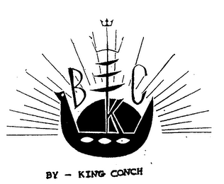 BY-KING CONCH BKC logo