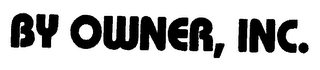 BY OWNER, INC. logo