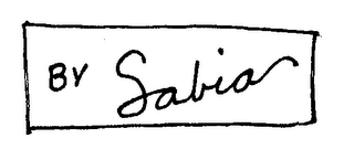 BY SABIA logo