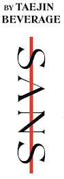 BY TAEJIN BEVERAGE SANS logo
