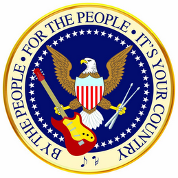 BY THE PEOPLE · FOR THE PEOPLE · IT'S YOUR COUNTRY logo