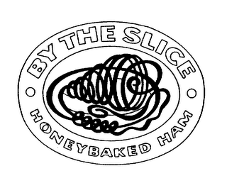 BY THE SLICE HONEYBAKED HAM logo
