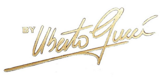 BY UBERTO GUCCI logo