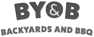 BY&B BACKYARDS AND BBQ logo