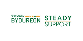 BYDUREON ONCE-WEEKLY STEADY SUPPORT logo
