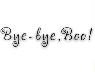 BYE-BYE, BOO! logo
