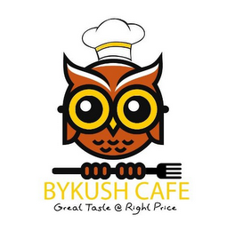 BYKUSH CAFE GREAT TASTE @ RIGHT PRICE logo