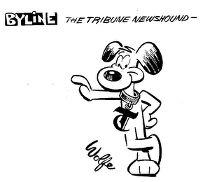 BYLINE THE TRIBUNE NEWSHOUND- WOLFE logo