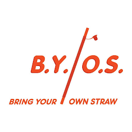B.Y.O.S. BRING YOUR OWN STRAW logo