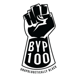 BYP 100 UNAPOLOGETICALLY BLACK logo