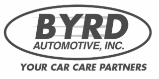 BYRD AUTOMOTIVE, INC. YOUR CAR CARE PARTNERS logo