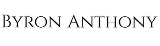 BYRON ANTHONY logo
