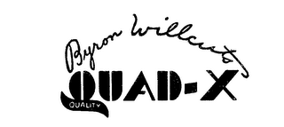 BYRON WILLCUTS QUAD-X QUALITY logo