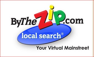 BYTHEZIP.COM LOCAL SEARCH YOUR VIRTUAL MAINSTREET logo