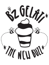 B'Z GELATI THE NEW BUZZ logo