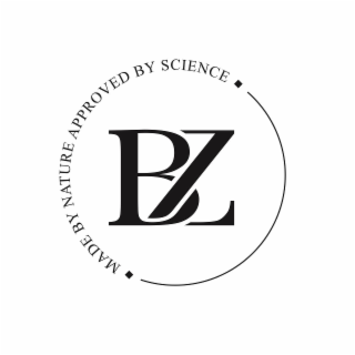 BZ MADE BY NATURE APPROVED BY SCIENCE logo