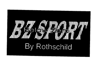 BZ SPORT BELOW ZERO BY ROTHSCHILD logo