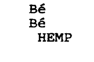 BÉBÉ HEMP logo