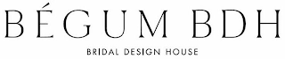 BÉGUM BDH BRIDAL DESIGN HOUSE logo