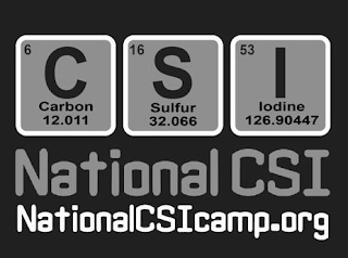C 6 CARBON 12.011 S 16 SULFUR 32.066 I 53 IODINE 126.90447 NATIONAL CSI NATIONALCSICAMP.ORG logo