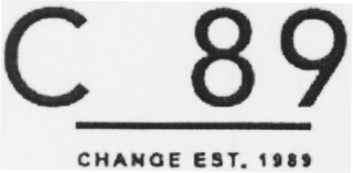 C 89 CHANGE EST. 1989 logo