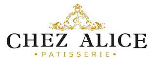 C A CHEZ ALICE · PATISSERIE · logo