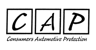 C A P CONSUMERS AUTOMOTIVE PROTECTION logo