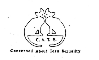 C. A. T. S. CONCERNED ABOUT TEEN SEXUALITY logo
