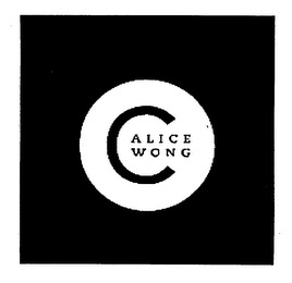 C ALICE WONG logo