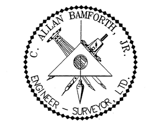 C. ALLAN BAMFORTH, JR. ENGINEER - SURVEYOR, LTD. logo