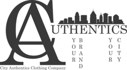 C AUTHENTICS CITY AUTHENTICS CLOTHING COMPANY YOUR BRAND YOUR CITY logo