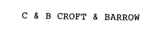 C & B CROFT & BARROW logo