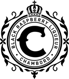 C  · BLACK RASPBERRY LIQUEUR · CHAMBORD logo