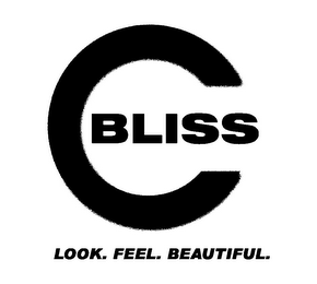 C BLISS LOOK. FEEL. BEAUTIFUL. logo
