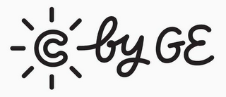C BY GE logo